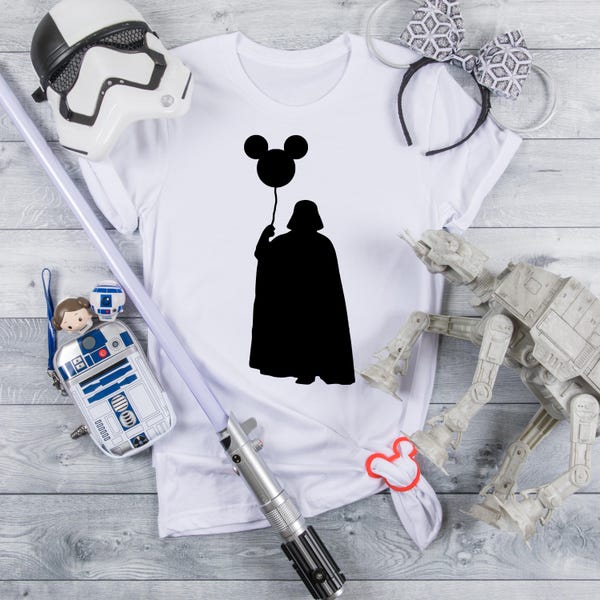 Darth Vader Mickey Balloon, Star Wars shirt, Disney fan shirt, Disney parks shirt, Disney shirt, Disney World Shirt
