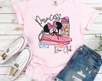 Princess Run Club Shirt, Disney Comfort Colors, Princess Half Marathon Shirt, Run Disney shirt, RunDisney, Disney Race shirt, Princess Run