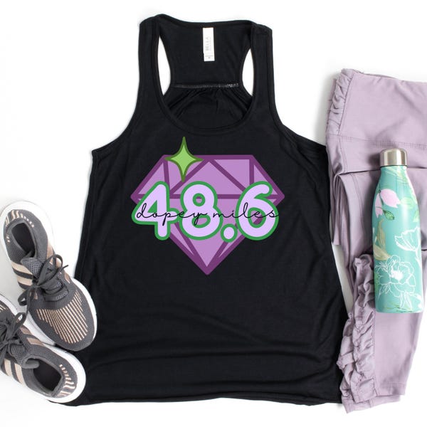 Dopey Challenge Tank, Disney Running Tank, 48.6 Magical Miles Top, Run Disney tank, RunDisney, Marathon weekend, Dopey Training