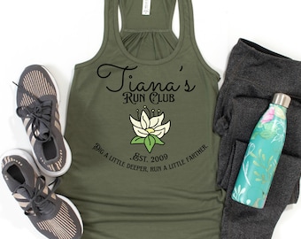 Tiana's Run Club Tank, Disney Running Tank, Rundisney Shirt, Run Disney, Run Disney Athletic, Princess Half Tank, Princess Run Club Weekend