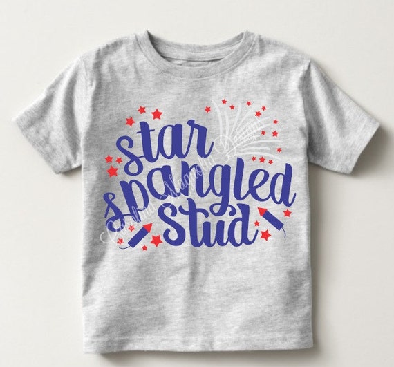 Star Spangled Stud Toddler Top, 4th of July Boy, 4th of July Toddler, July 4th Shirt, Boys 4th of July Shirt, Toddler 4th of July Shirt