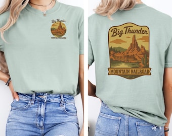Camiseta Big Thunder, Colores Disney Comfort, Camiseta Big Thunder Mountain, Camiseta Disney World, Camiseta Disney Dad, Camiseta Magic Kingdom