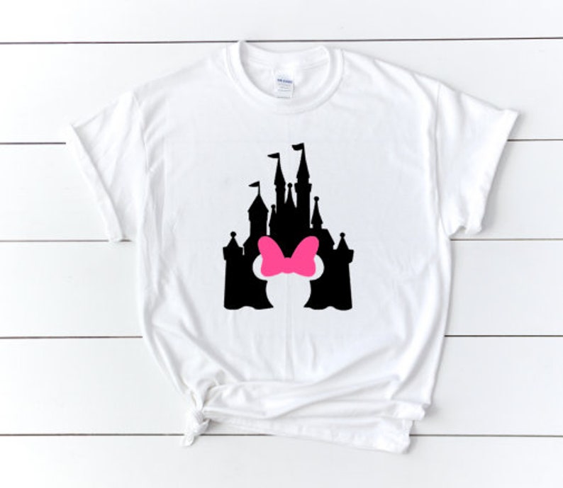 Castle with Minnie Shirt Toddler Youth Disney Fan Shirt | Etsy
