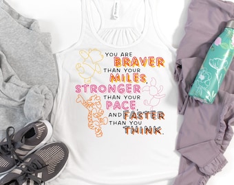 Pooh Tigger 10k Tank, Disney Running Tank, Rundisney Shirt, RunDisney, RunDisney Athletic, Springtime Surprise Tank, Springtime 10k Tank