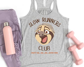 Zootopia 5k Tank, Slow Runners Club tank, Disney Running Tank, Rundisney Shirt, Flash Sloth Shirt, Springtime Surprise Tank, Springtime 5k