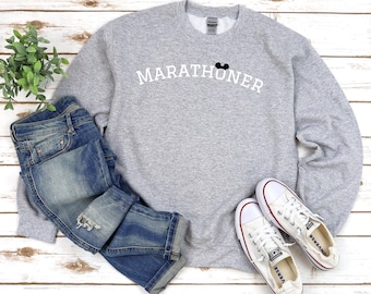 Magical Marathoner Sweatshirt, RunDisney Sweatshirt, Disney Marathon, Run Disney sweatshirt, RunDisney, Disney Race Top, Marathon weekend