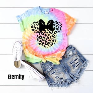 Leopard Minnie Shirt, Leopard Tie Dye, Cheetah Minnie Shirt, Animal Kingdom shirt, Safari Shirt, Disney women's shirt, Disney Style Shirt