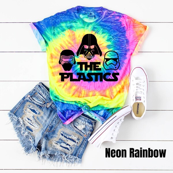The Plastics, Tie Dye Disney, Star Wars shirt, Disney Mean Girls, Star Wars Mean Girls, Disney shirt, Darth Vader Shirt, Disney World Shirt