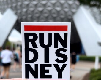 RunDisney Sticker, Disney Runner, runDisney Runner, Disney Sticker, Disney Runner Sticker