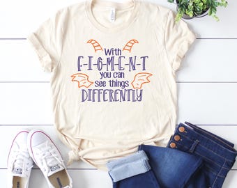 Figment shirt, EPCOT Shirt, Disney Shirt, Spaceship Earth Shirt, Disney World Shirt, Figment Imagination Shirt, Festival of the Arts