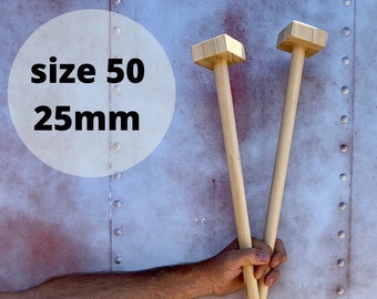 Giant Knitting Needles 25 mm Wooden Size 50
