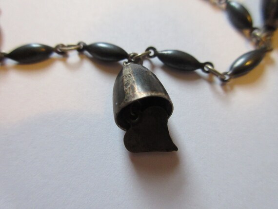 Bell Sterling Silver Bracelet-Gifts for Her-Vinta… - image 6