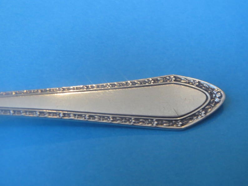 Vintage Sterling Silver Wallace Pattern Orange Blossom Cream Boullion Soup Spoon s Wallace Sterling Spoon