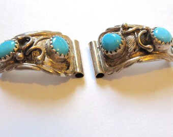Vintage Navajo Sterling Silver Turquoise Coral Watch Cuff Bracelet RB Signed s-l400.jpg main image 4