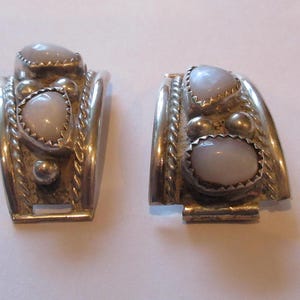 MOP Watch Bands, Southwestern Sterling Silver MOP Stone Watch Bands Extenders