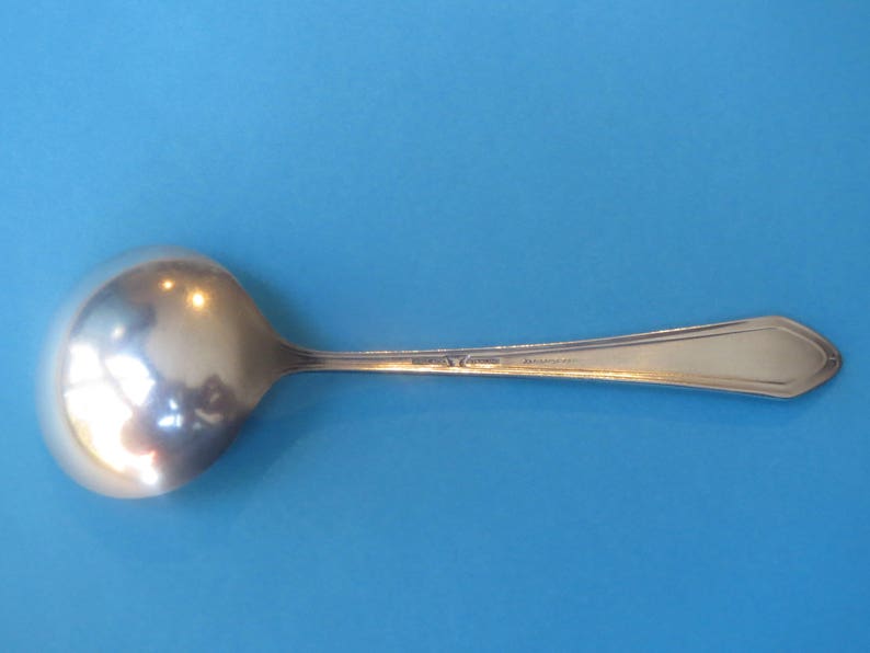 Vintage Sterling Silver Wallace Pattern Orange Blossom Cream Boullion Soup Spoon s Wallace Sterling Spoon