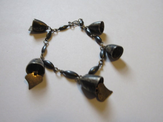 Bell Sterling Silver Bracelet-Gifts for Her-Vinta… - image 3