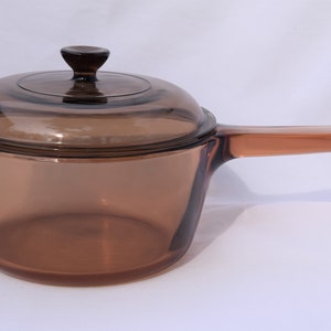 Vintage Corning Cranberry Vision V 31 B 1 Quart 4 Cup Round Etsy