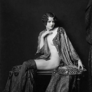 Ziegfeld Follies Girl, Jean Ackerman, Art Deco Art Print, 1920’s Art Deco Illustration Cover Art Magazine Art Vintage Glamorous