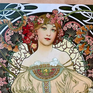 Mucha Artwork, Mucha Art, Alophonse Mucha, Artwork, Print, Artwork, Scene, Scenery,
