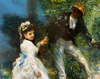 Renoir, Pierre Auguste Renoir, La Promenade, Renoir Artwork