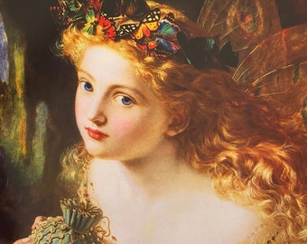 Fairy Art, Fairy Artwork, Vintage Fairy Artwork, Water Nymph, Art Nouveau Fairy, Art Nouveau Art, Art Deco Print, Art Deco,