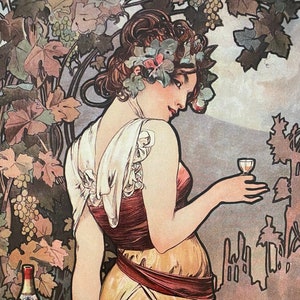 Art Nouveau, Alphonse Mucha, LARGE Print, Mucha Print, Mucha Artwork,