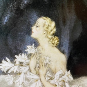 Louis Icart, French Art, French Artwork, Icart Print, Icart Artwork, Louis Icart Print, Art Deco, Art Nouveau, Flapper Art,