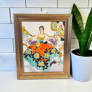 FRAMED, Art Deco, Alberto Vargas, Varga, Modern Art, Great Gatsby, Wall Art, Home Decor, Maximalist, 1920&#39;s Art, 1930&#39;s Art, Varga Girls,