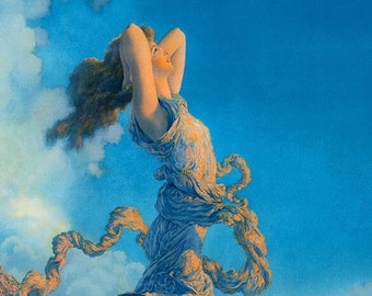 Maxfield Parrish, Maxfield Parrish Print,  Neoclassical Art,   Maxfield Parrish Art, Maxfield Parrish Décor, American Art, Illustrator,