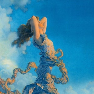 Maxfield Parrish, Maxfield Parrish Print, Neoclassical Art, Maxfield Parrish Art, Maxfield Parrish Décor, American Art, Illustrator, image 1