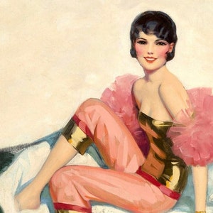 Beautiful 1930’s / 1920’s Art Deco Glamourous Woman