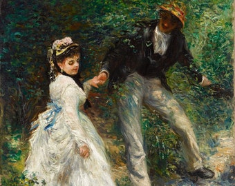 Pierre-Auguste Renoir、LA COUSEUSE、画集画