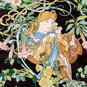 Art Nouveau Style Fine Art Print by Alphonse Mucha of a Beautiful Woman