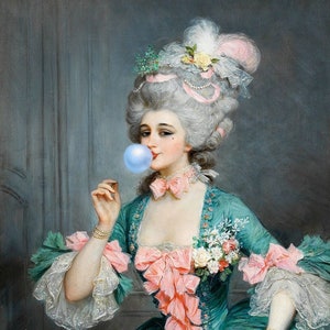 Rococo Art, French Country, Printed Art, Light Academia, Italian art, 18th century, Marie Antoinette era, French Revolution, Art, Remixed