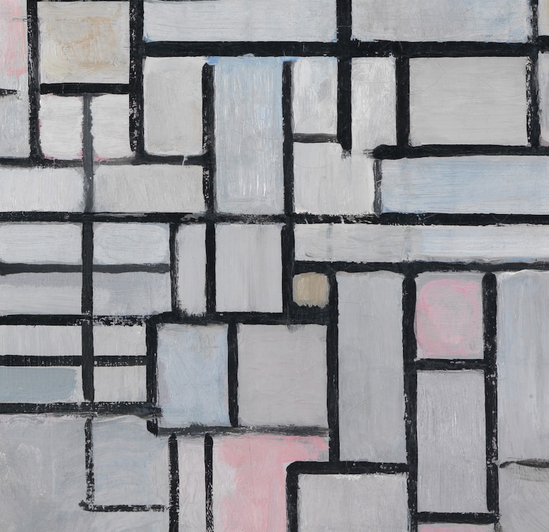 Art Deco Piet Mondrian 8x10 Composition No. 6 Fine Art Photo Etsy