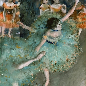 Edgar Degas, Swaying Dancer, Dancer in Green, Ballerinas, Art Print, Artwork, Print of a Painting, Vintage Art, Ballet, Degas Artwork, 302