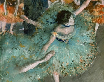 Edgar Degas, Swaying Dancer, Dancer in Green, Ballerinas, Art Print, Artwork, Print of a Painting, Vintage Art, Ballet, Degas Artwork, 302