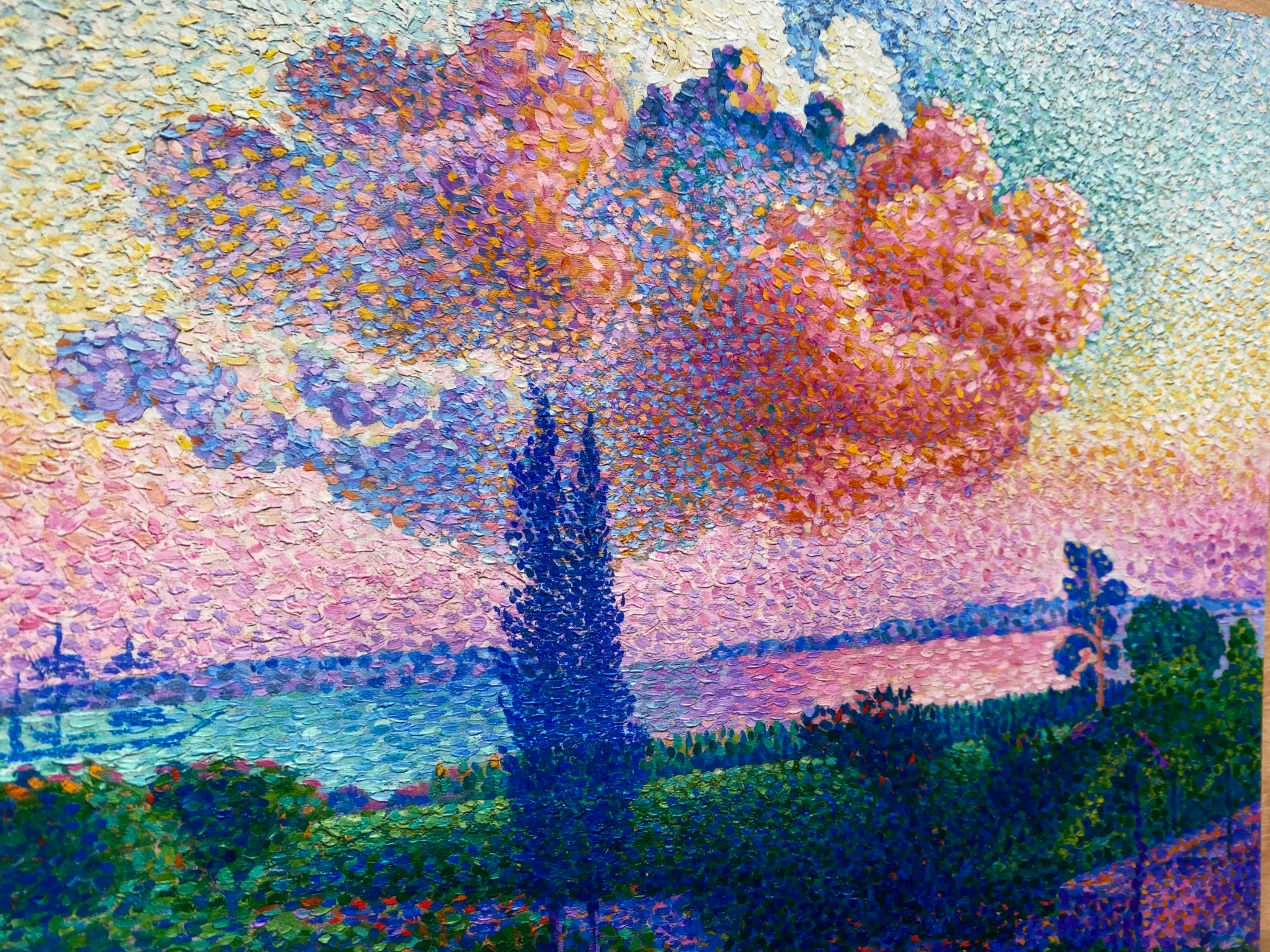 Henri Edmond Cross, the Pink Cloud, Pointillism, Art Print