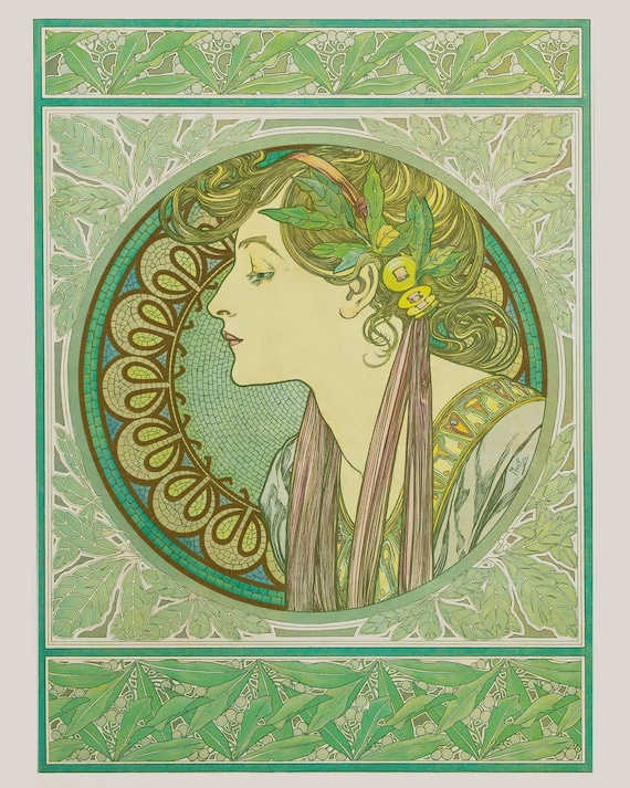 Alphonse Mucha, Jugendstil, Mucha Efeu, Galerie Wand, Alphonse Mucha  Kunstwerk, Alphonse Mucha Wandkunst, Art Nouvea Dekor, Wandkunst, - Etsy  sterreich