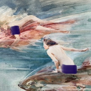 Mermaid Art, Vintage Mermaid, Mermaid Décor, Vintage Coastal, Mermaids, Mermaid Print, Mermaid Artwork, Nymph, Selkie Art, Beach Art,