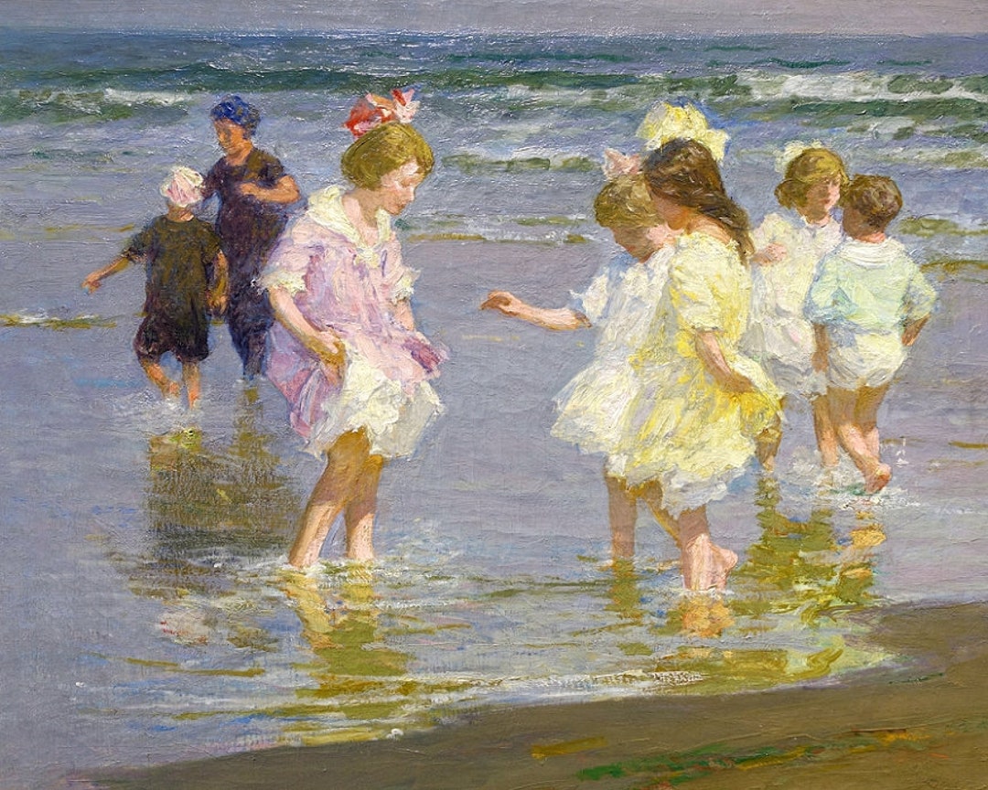 Edward Henry Potthast Art Print, Artwork, Print of a Painting, Vintage ...