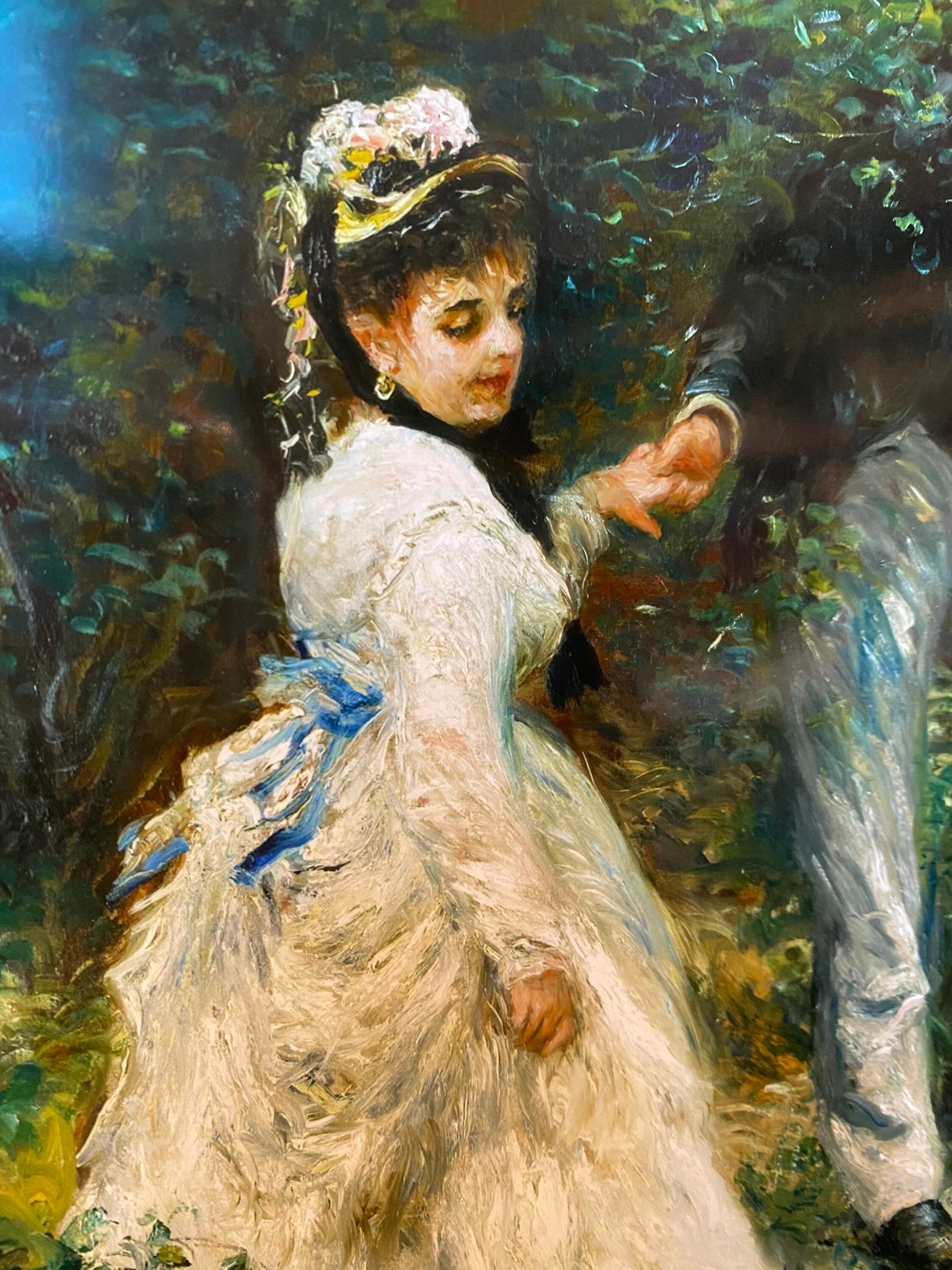 Renoir, Pierre Auguste Renoir, La Promenade, Renoir Artwork