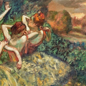 Degas Dancers, Dance, Dancing, Edgar Degas, Poster Print, Wall Art, Unique Art, Vintage Artwork, Print of a Painting, Art Deco, Poster,