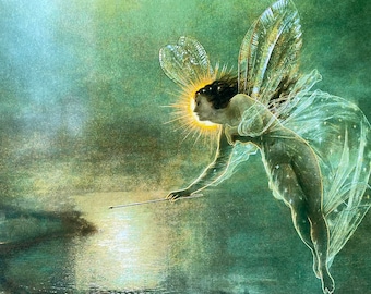 Fairy Art Print, Fairy Artwork, Fairies Art, Fantasy Art, Fairy Wall Art, Fairy Decor, Fae Decor, Fairies,