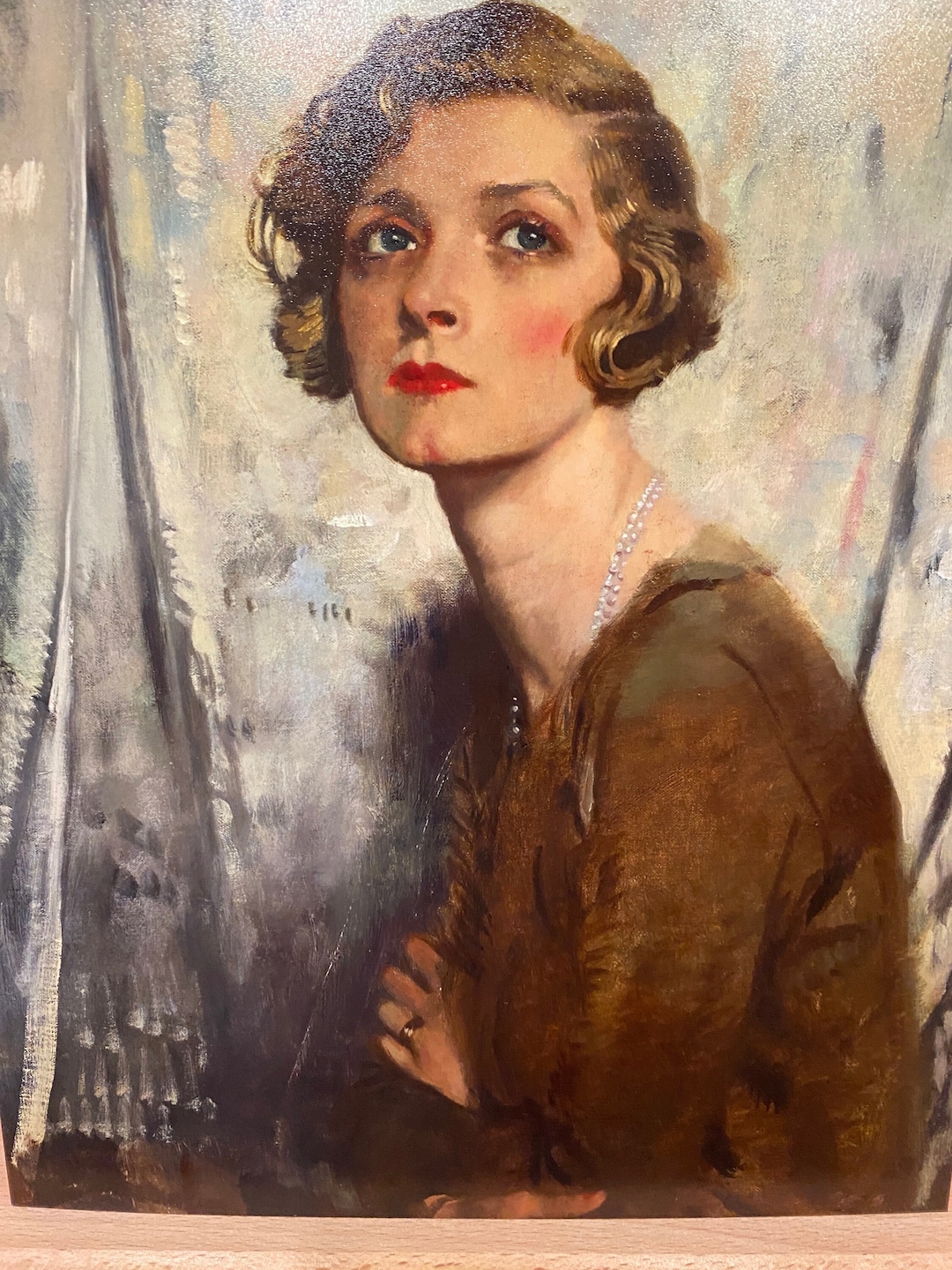 William Orpen, 1930’s, 1920’s, Art Deco, Portrait of a Woman, Flapper ...
