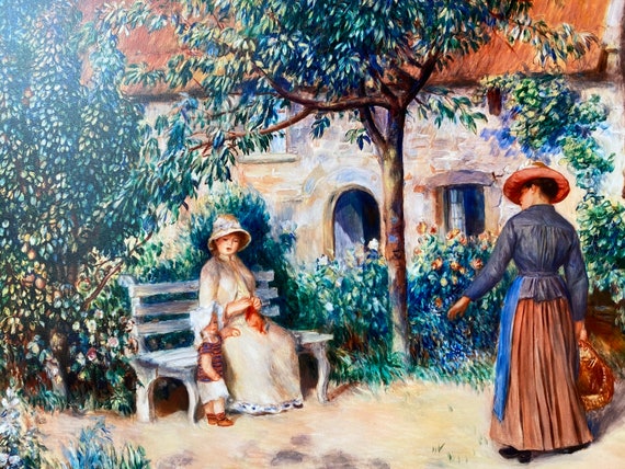 In the Garden, Renoir, Pierre Auguste Renoir, Renoir Artwork