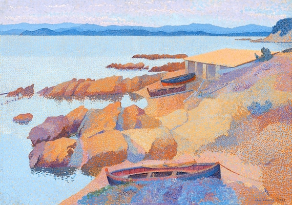 Coast Near Antibes, Henri-edmond Cross, Pointillism, Neo