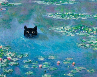 Peinture Par Numéros Chat Noir – 20x30 Cm, Toile Pré-imprimée, Chevalet Bois, Set Acrylique, Débutant