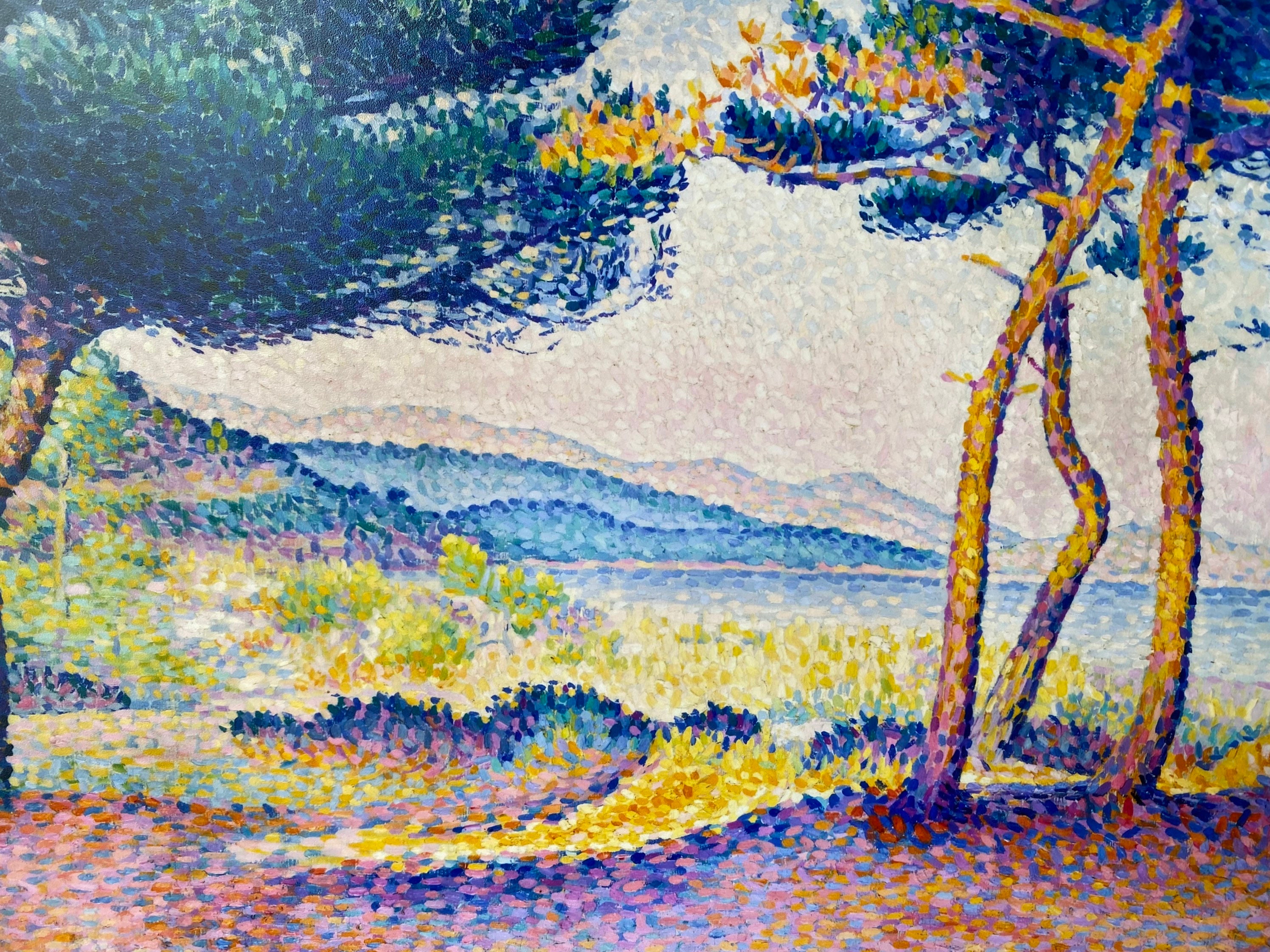 Henri-edmond Cross, Pines Along the Shore, Neoimpressionist